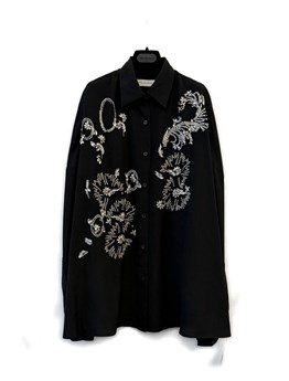 DRIES VAN NOTEN - Shirt with crystals