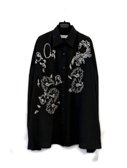 DRIES VAN NOTEN - Camicia con cristalli