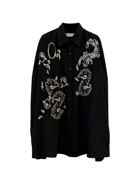 DRIES VAN NOTEN - Camicia con cristalli