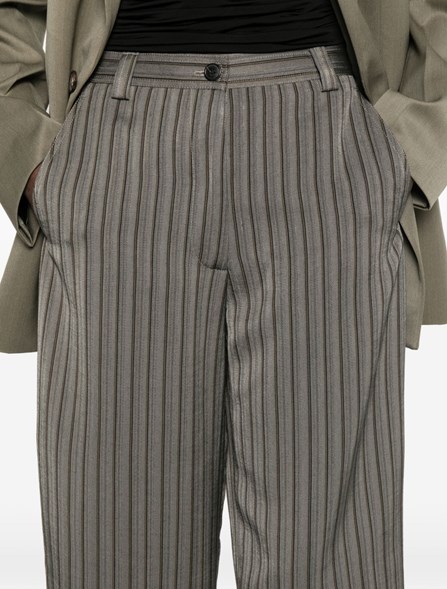 DRIES VAN NOTEN - Striped viscose pants