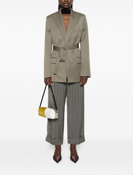 DRIES VAN NOTEN - Striped viscose pants
