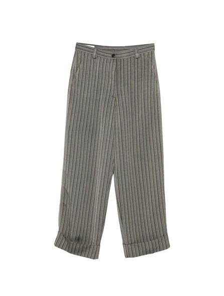 DRIES VAN NOTEN - Striped viscose pants