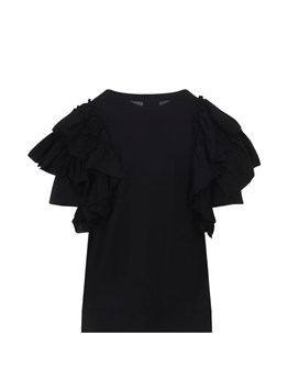 DRIES VAN NOTEN - T-shirt with ruffles