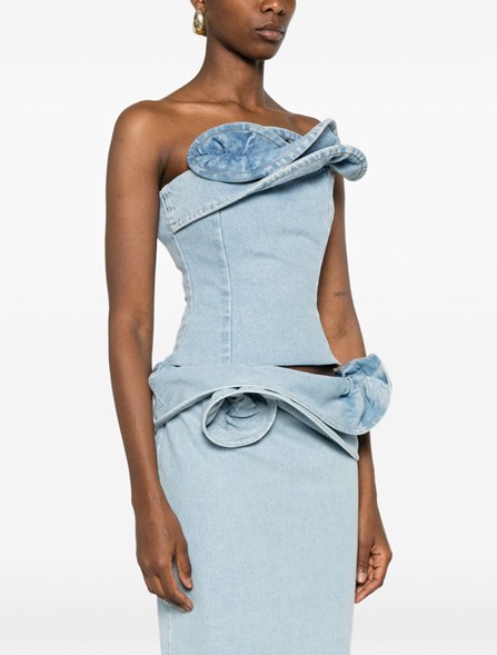 MAGDA BUTRYM - Denim bustier top