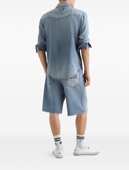 DOLCE & GABBANA - DENIM BERMUDA SHORTS