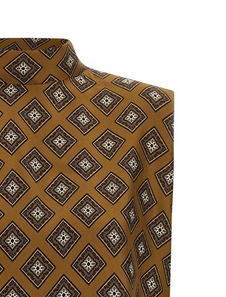 ALBERTO BIANI - Printed silk top