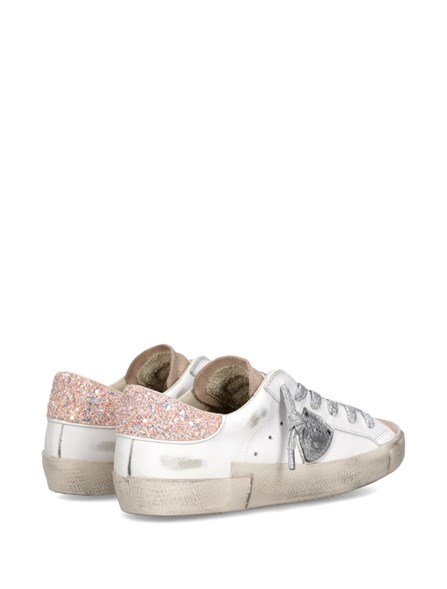 PHILIPPE MODEL - PRSX SNEAKERS IN LEATHER AND SUEDE