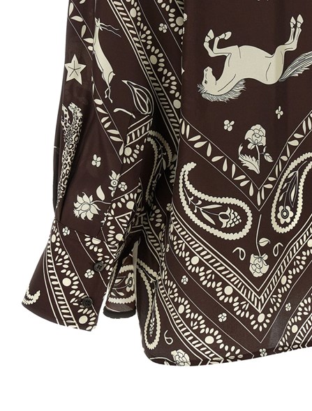 ALBERTO BIANI - PRINTED SILK BLOUSE