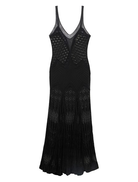 BLUMARINE - Worked cotton dress