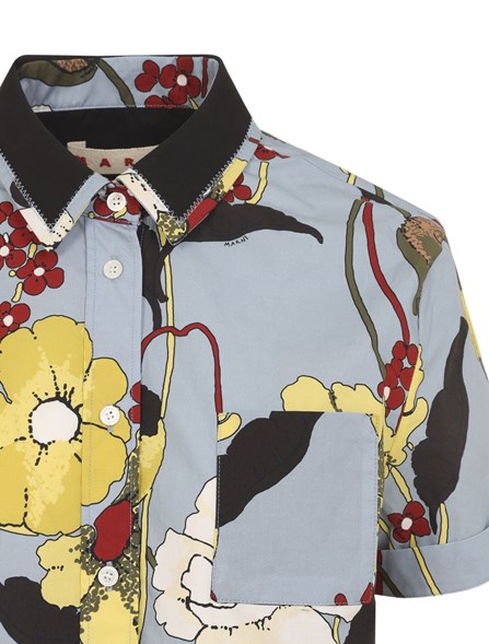 MARNI - Floral poplin shirt