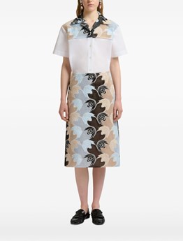 MARNI - Macramé midi skirt 