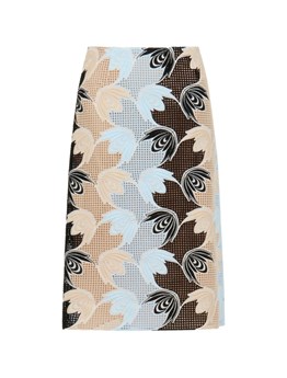 MARNI - Macramé midi skirt 