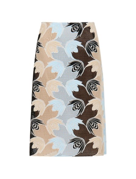 MARNI - Macramé midi skirt 
