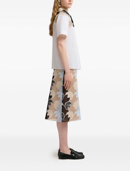 MARNI - Macramé midi skirt 