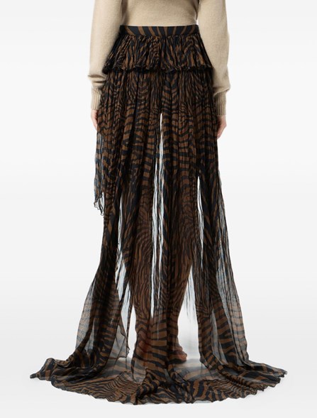 BLUMARINE - Gonna in creponne di viscosa