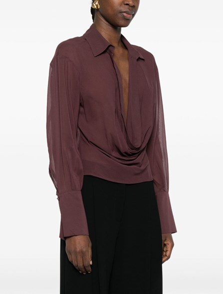 THE ANDAMANE - Blusa in seta stretch