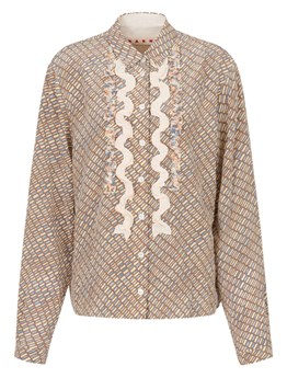 MARNI - Silk georgette shirt 