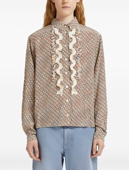 MARNI - Silk georgette shirt 