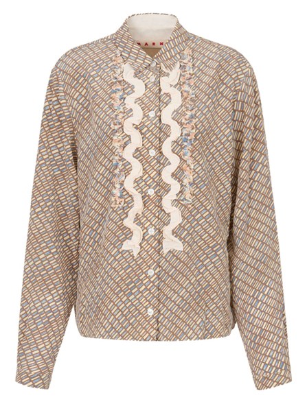 MARNI - Silk georgette shirt 