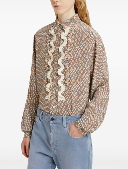 MARNI - Silk georgette shirt 