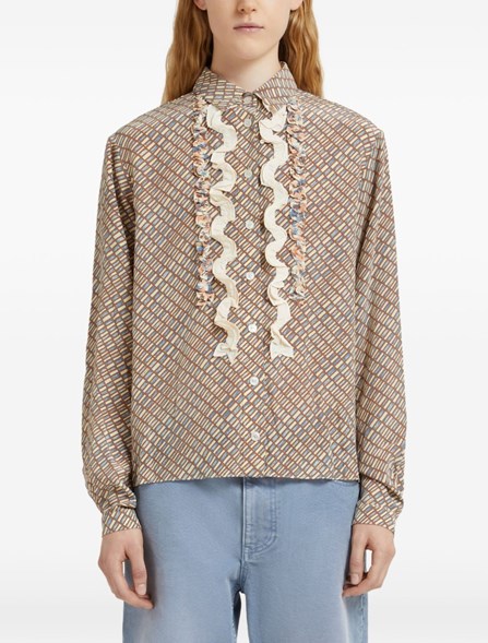 MARNI - Silk georgette shirt 