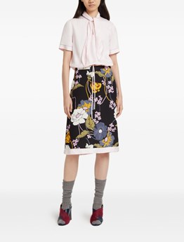 MARNI - Floral midi skirt