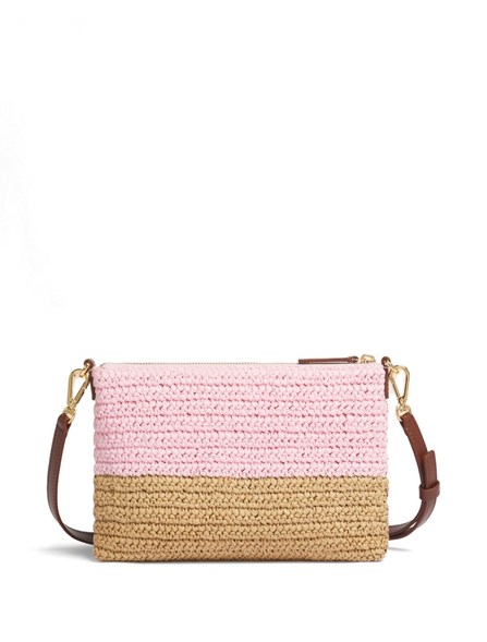 MARNI - Seaside raffia pouch 