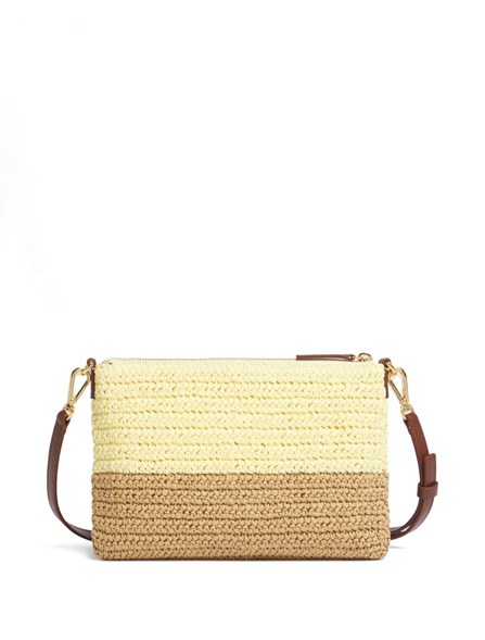 MARNI - Seaside raffia pouch 