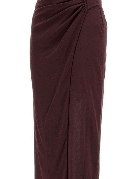 THE ANDAMANE - silk blend skirt