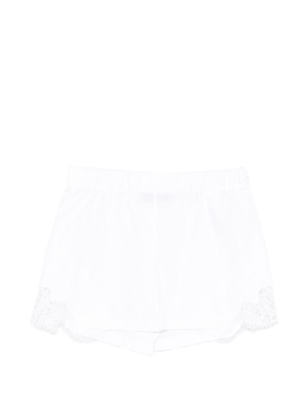 VERSACE - Shorts with lace inserts