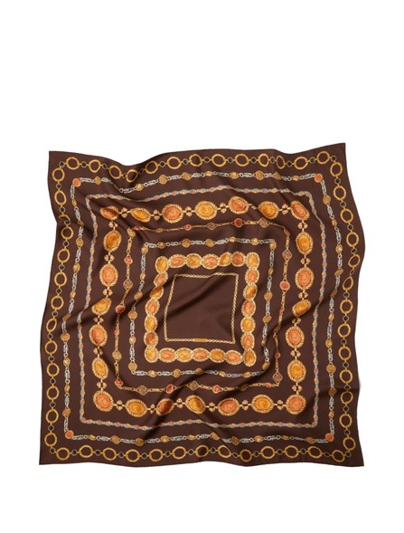 VERSACE - Silk twill scarf