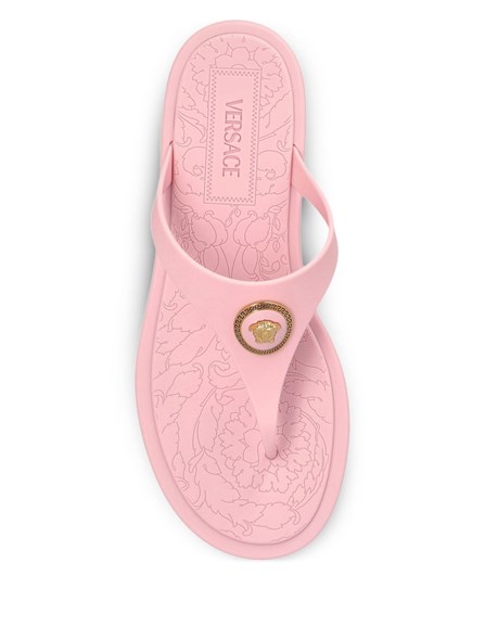 VERSACE - Alia flat rubber sandals