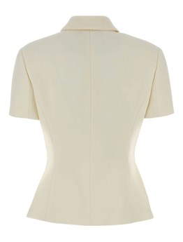 VERSACE - Giacca in crêpe di lana double
