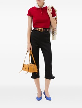 VERSACE - Polo in piquet di cotone