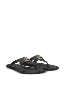VERSACE - Alia flat rubber sandals