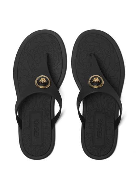 VERSACE - Alia flat rubber sandals