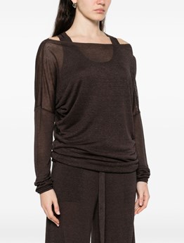 P.A.R.O.S.H. - LINEN BLEND SWEATER