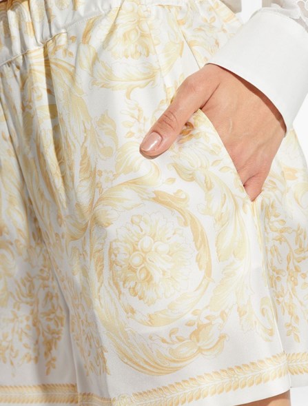 VERSACE - Silk shorts