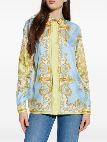 VERSACE - Silk twill shirt 