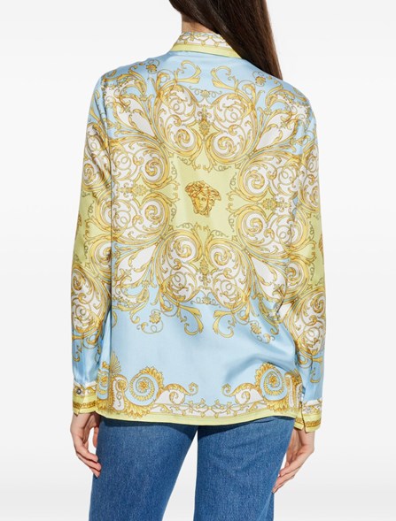 VERSACE - Silk twill shirt 