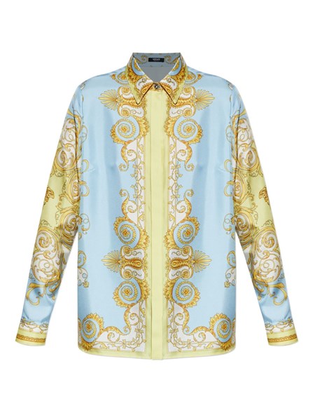 VERSACE - Silk twill shirt 