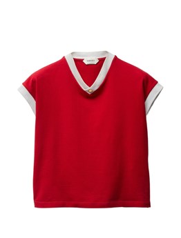 VERSACE - T-shirt in jersey di cotone stretch 