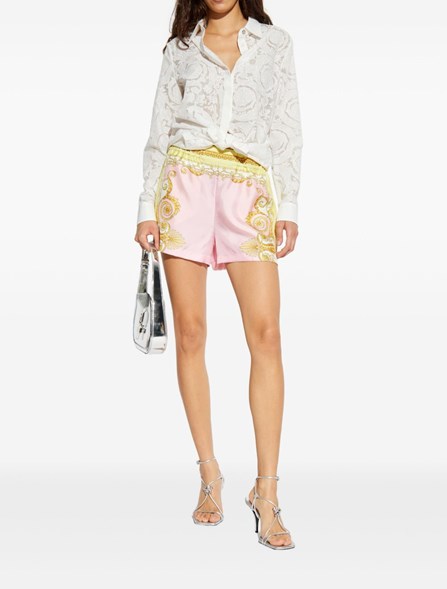VERSACE - Silk shorts 