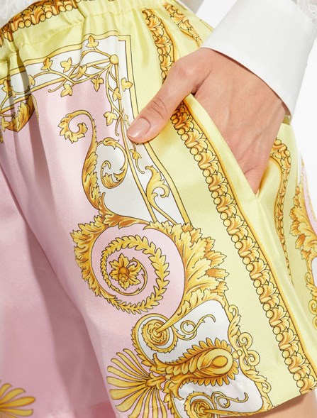 VERSACE - Silk shorts 