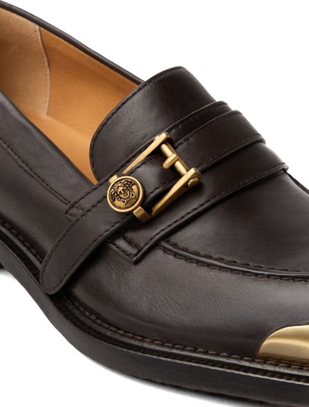 VERSACE - Leather loafers