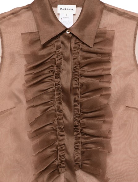 P.A.R.O.S.H. - ORGANZA BLOUSE