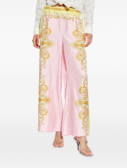 VERSACE - Silk twill pants