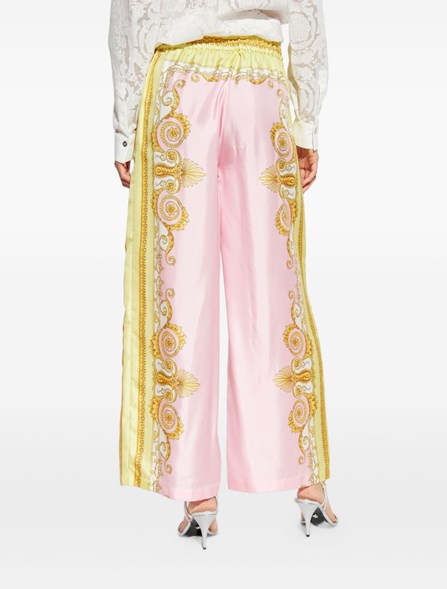 VERSACE - Silk twill pants
