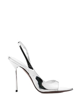 PARIS TEXAS - Sandali SLINGBACK argentati