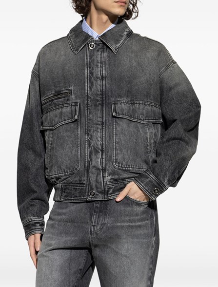 VERSACE - DENIM BOMBER JACKET